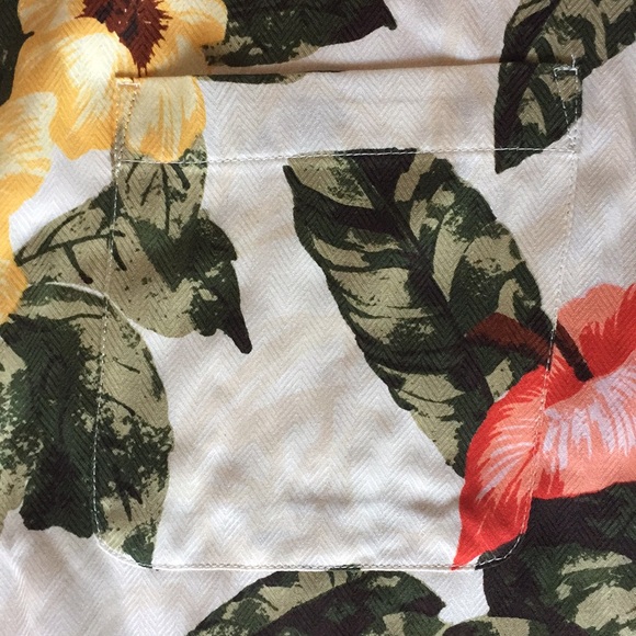 Caribbean NEW 2XT Silk Floral Button Down Shirt - Picture 4 of 6